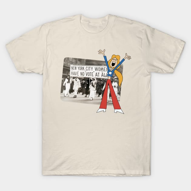 Sufferin’ til Suffrage T-Shirt by ThirteenthFloor